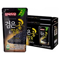 삼육두유 검은콩&칼슘 검은콩두유 파우치, 190ml, 40개