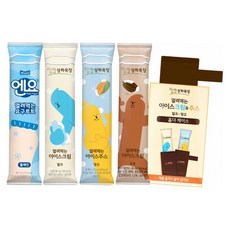 매일유업 얼려먹는 아이스크림 (밀크6+초코6+망고6+엔요6)+홀더, 85ml - 임산부만들기