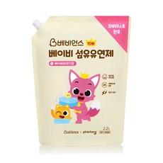 베비언스 핑크퐁 베이비 섬유유연제 베이비파우더향, 2.2L, 1개 - 핑크퐁