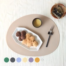 에이드엘 빅블 실리콘 테이블매트, 밀크티, 407 x 320 mm, 1개