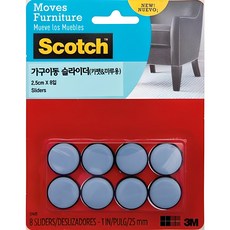 3M 스카치 가구이동 슬라이더 카펫 앤 마루용 8p, 5개