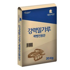 대한제분 강력밀가루 제빵전용분, 20kg, 1개