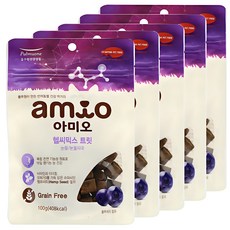 아미오 헬씨믹스 트릿, 블루베리, 100g, 5개 - 강아지눈물