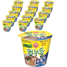 오뚜기 컵누들 우동맛 컵라면, 15개