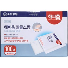 해피홈 알콜 스왑, 100매입, 1개