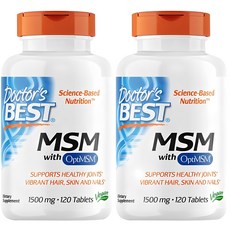 닥터스베스트 MSM 1500mg 타블렛, 120정, 2개