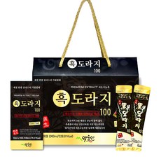 배즙을 넣지않은 아홉번 찌고말린 도라지진액 스틱10ml 30포, 100ml, 3개 - 기관지영양제