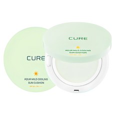 김정문알로에 라 센스 로에 큐어 아쿠아 마일드 쿨링 선쿠션 SPF50+ PA++++