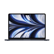 Apple 2022 맥북 에어 13 M2, 미드나이트, M2 8코어, GPU 10코어, 512GB, 8GB, 35W 듀얼, 영문, Z1610001D