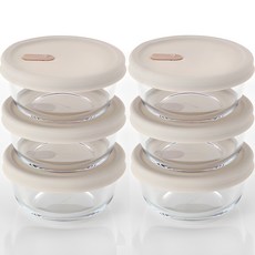 네오플램 새밥 용기 360ML, 아이보리, 6개