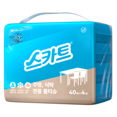스카트 주방 식탁 전용 물티슈 40p