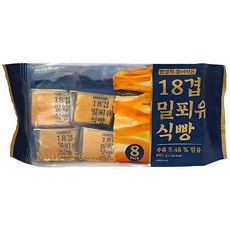 [트레이더스] 18겹 밀푀유 식빵 80g x 8입 640g 한겹씩 뜯어먹는 식빵, 1개