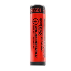 메가캐논 3500mAh 보호회로 18650 배터리 레드, 1개입, 1개