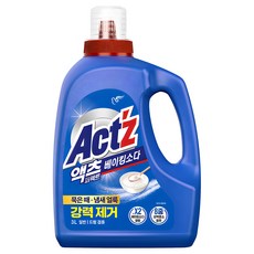 액츠 퍼펙트 베이킹소다 액상세제 본품 프레시 민트, 3L, 1개 - 엣츠