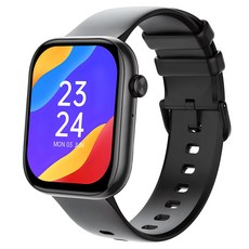 젤센 웨어러블 스마트워치 + 스트랩 세트 에어워치6, 블랙, 39mm, GPS - 가민mk2