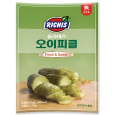 리치스 슬라이스 오이피클 파우치, 3kg, 1개