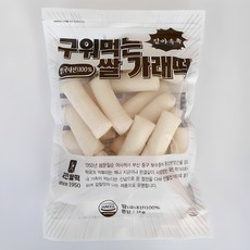 구워먹는가래떡 100% 마켓통 국내산 쌀 개래떡, 1kg, 3개