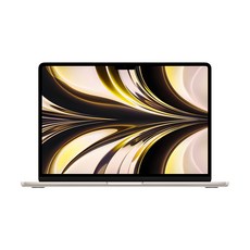 Apple 2022 맥북 에어 13 M2, 스타라이트, M2 8코어, GPU 8코어, 256GB, 8GB, 30W, 한글, MLY13KH/A