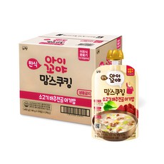 아이꼬야 유아용 맘스쿠킹 이유식 15개월부터, 140g, 10개, 소고기배추전골아기밥 - 6개월실온이유식