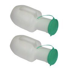 현대의료산업사 남성용 소변기, 혼합 색상, 2개