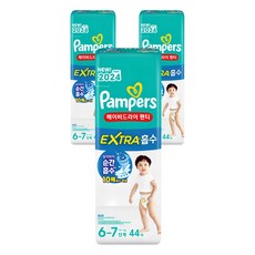 팸퍼스 베이비 드라이 엑스트라 흡수 팬티형 기저귀, 6단계, 132매