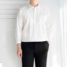 레브클래식 남자 봄 여름 워싱 린넨 셔츠 남성 캐주얼 긴팔 남방 빅사이즈 남녀공용 마