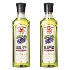 해표 포도씨유, 500ml, 2개