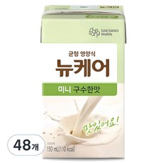 대상웰라이프 뉴케어 균형 영양식 미니 구수한맛, 150ml, 48개 150ml, 48개