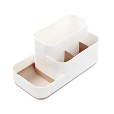 Tree 칸칸 화장대 데스크 소품정리함, 1개, 베이지 수납/정리 Tree 칸칸 화장대 데스크 소품정리함, 1개, 베이지 수납/정리