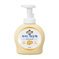 아이깨끗해 항균 폼 핸드솝 순 보송보송 파우더향, 490ml, 1개