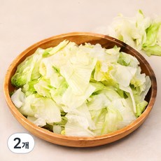 국내산 절단 양상추, 500g, 2팩 500g, 2개