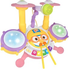 Gina World Singing Pororo 迷你鼓樂器套組, 混色