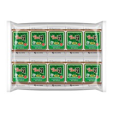 소문난삼부자 소문난오부자 파래 도시락김, 100g, 1개