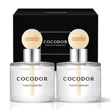 코코도르 우드볼 차량용 디퓨저 50ml 2개입, 프렌치라벤더, 1개 프렌치 라벤더, 1세트