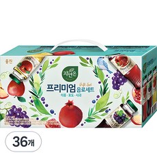 자연은 프리미엄 음료세트, 180ml, 36개 180ml, 36병