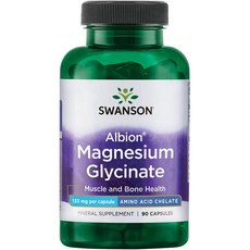 Swanson 斯旺森 甘氨酸鎂膠囊 133mg, 90顆, 1罐