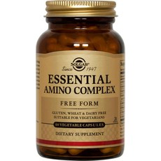 Solgar Essentials 氨基複合蔬菜膠囊無麩質素食無糖, 1個, 90 件
