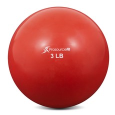 Pro Source Fit 塑身藥球, 1.4kg, 紅色的