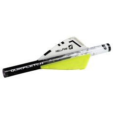 New Archery Products Quick Fletcher Hellfire 射箭器材 5 厘米, 1個, 白+黃