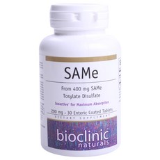 Bioclinic Naturals SAMe 200毫克腸溶片, 30入, 1個