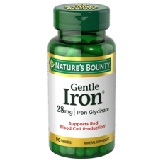 NATURE'S BOUNTY 鐵劑膠囊 28mg, 1組, 90顆