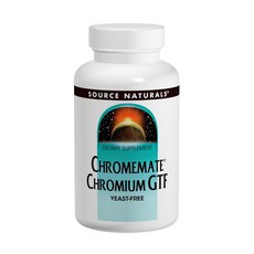 SOURCE NATURALS 聚煙酸鉻GTF保健錠, 120顆, 1罐