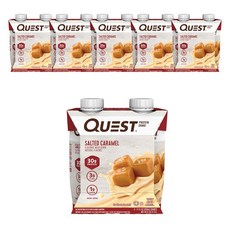 QUEST NUTRITION 無麩質低糖蛋白奶昔飲 鹹焦糖口味, 6組, 4瓶