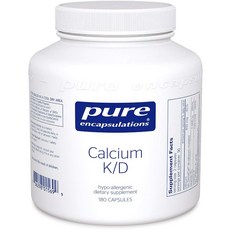Pure Encapsulations 鈣質K&D膠囊, 180顆, 1罐