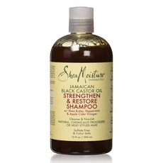 Shea Moisture 牙買加黑蓖麻油健髮洗髮精, 1瓶, 384ml