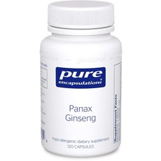 Pure Encapsulations 人蔘膠囊, 1個, 120 件