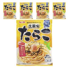 S&B 愛思必 明太子義大利麵醬, 5個, 53.4克