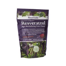 Res Vitale 白藜蘆醇波爾多莓軟咀嚼片 30 片, 1個, 30入