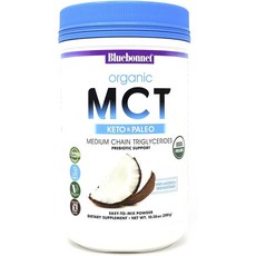 Bluebonnet MCT粉末 無味, 300g, 1罐