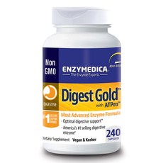 ENZYMEDICA Digest Gold ATPro綜合酵素膠囊, 240顆, 1罐